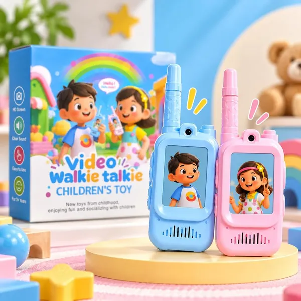 Skaleups_Kids_Video_Walkie_Talkie_with_Camera,_Video_Calling,_Voice_Intercom_&_Photo_Album_–_Rechargeable_Two-Way_Communication_Toy_for_Kids