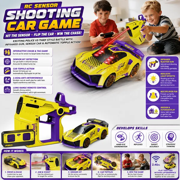 Skaleups_RC_Sensor_Shooting_Car_Game_–_Infrared_Battle_Racing_Car_with_Blaster_Gun