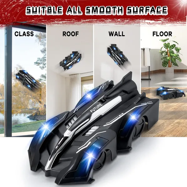 Skaleups_Wall_Climbing_RC_Car_with_Remote_Control,_360°_Rotation,_LED_Lights_&_USB_Rechargeable_Stunt_Racing_Toy_for_Kids