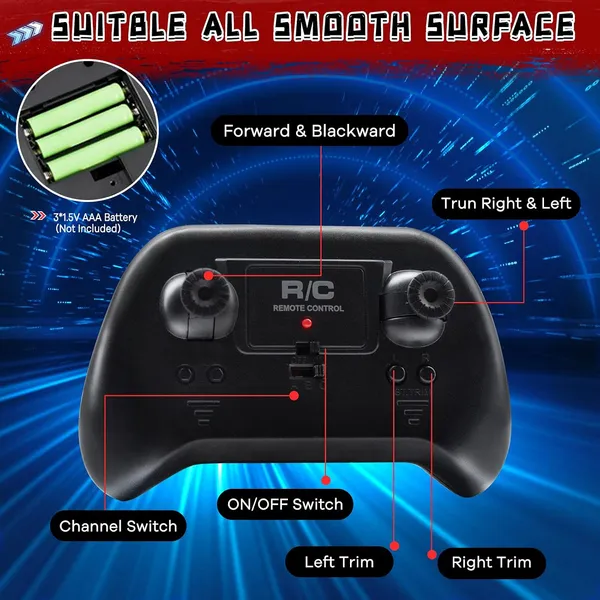 Skaleups_Wall_Climbing_RC_Car_with_Remote_Control,_360°_Rotation,_LED_Lights_&_USB_Rechargeable_Stunt_Racing_Toy_for_Kids