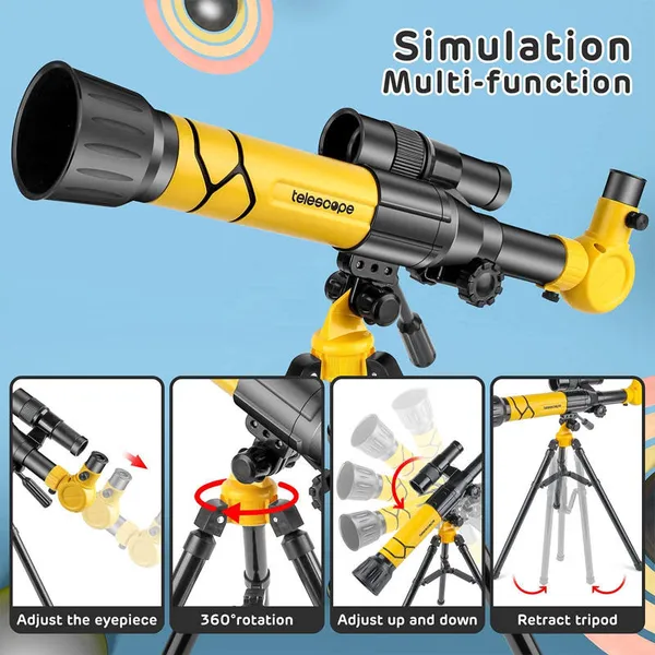Skaleups_Kids_Telescope_with_Tripod_|_20x-60x_Zoom_with_3_Eyepieces_|_Beginner_Astronomy_Kit