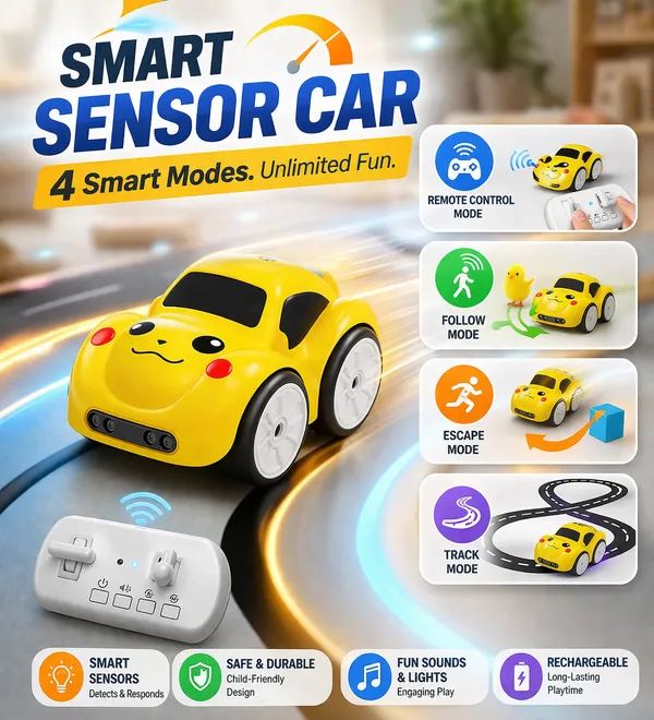 Skaleups_Smart_Sensor_Car_Toy_|_4_Mode_Intelligent_RC_Car_with_Lights_&_Sounds