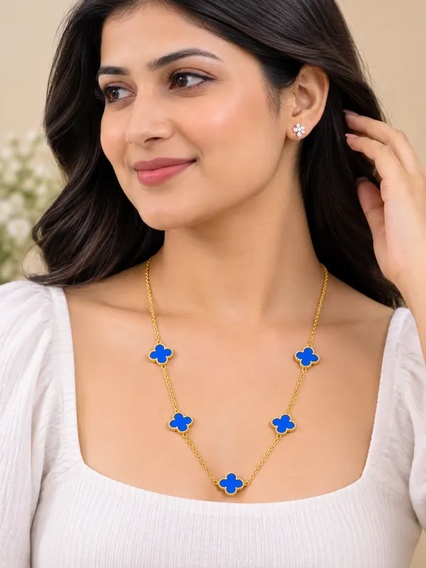 Blue_Clover_Long_Necklace_