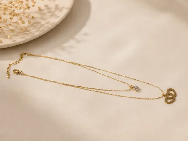 Double_Layer_Heart_Necklace_