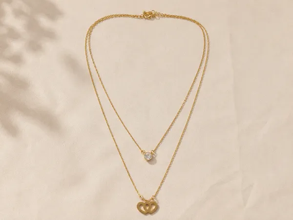 Double_Layer_Heart_Necklace_