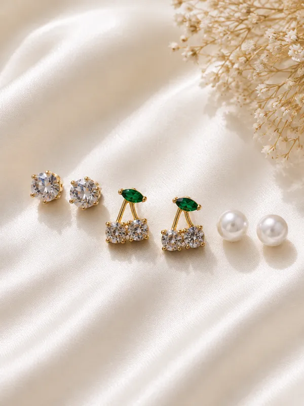 Emerald_&_Pearl_Earring_Combo