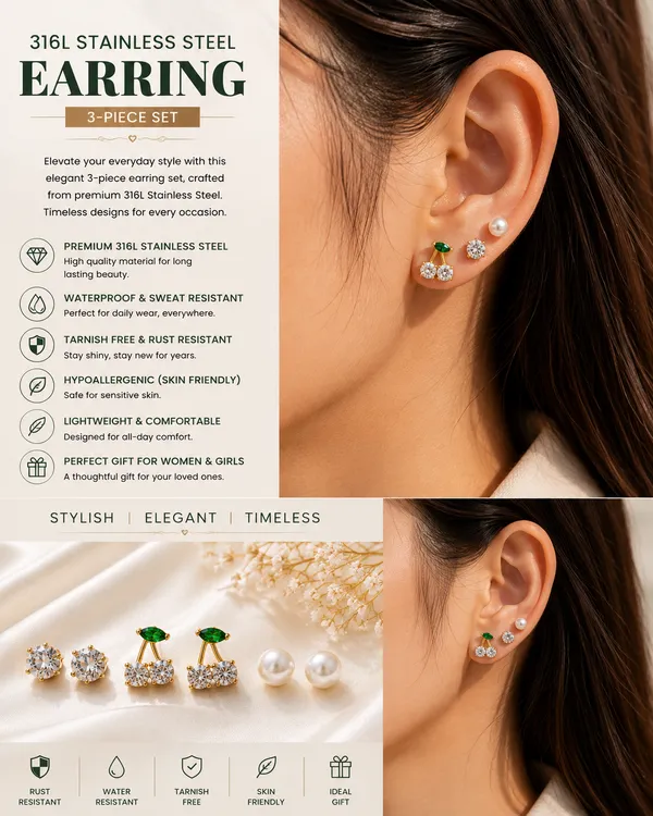Emerald_&_Pearl_Earring_Combo