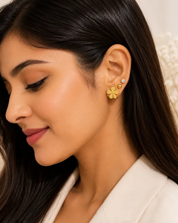 Golden_Blossom_&_Crystal_Stud_Combo