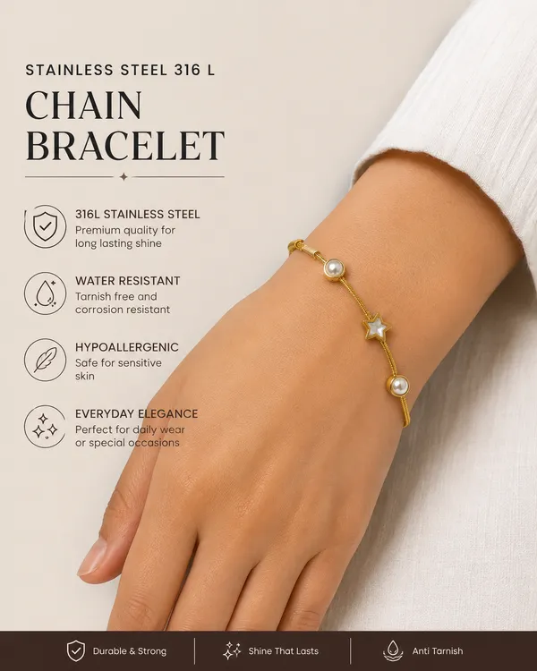 Golden_Pearl_Star_Bracelet
