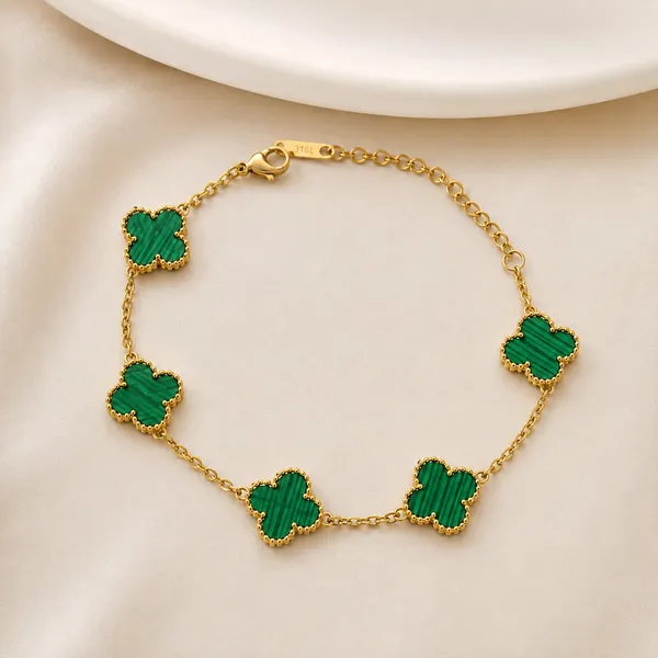 Green_Chain_Charm_Bracelet_