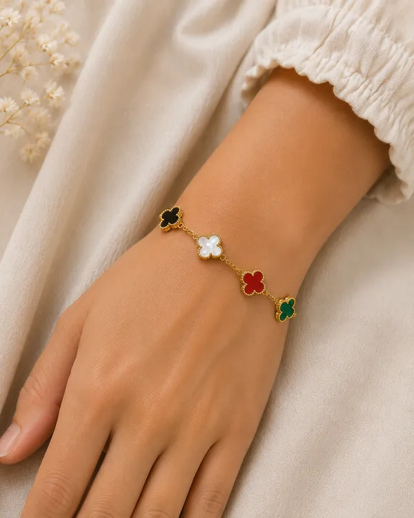 Multicolour_Clover_Charm_Bracelet_
