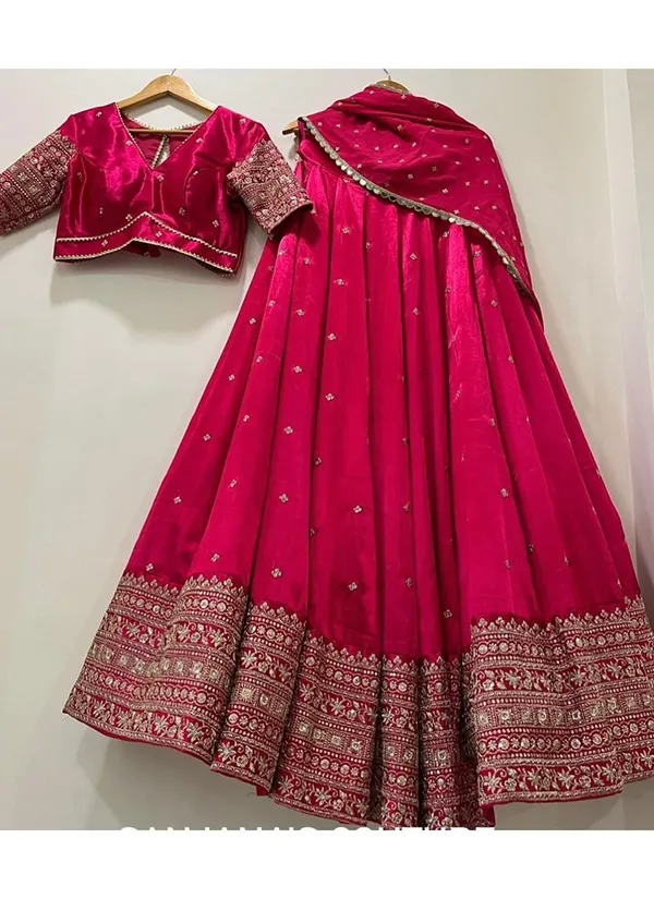 Ethnic_Pink_Embroidered_Lehenga_Choli_With_Dupatta