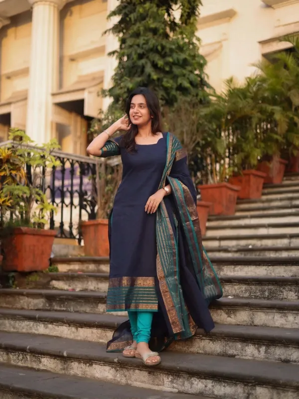 Jacquard_Kurta_Dupatta_Set