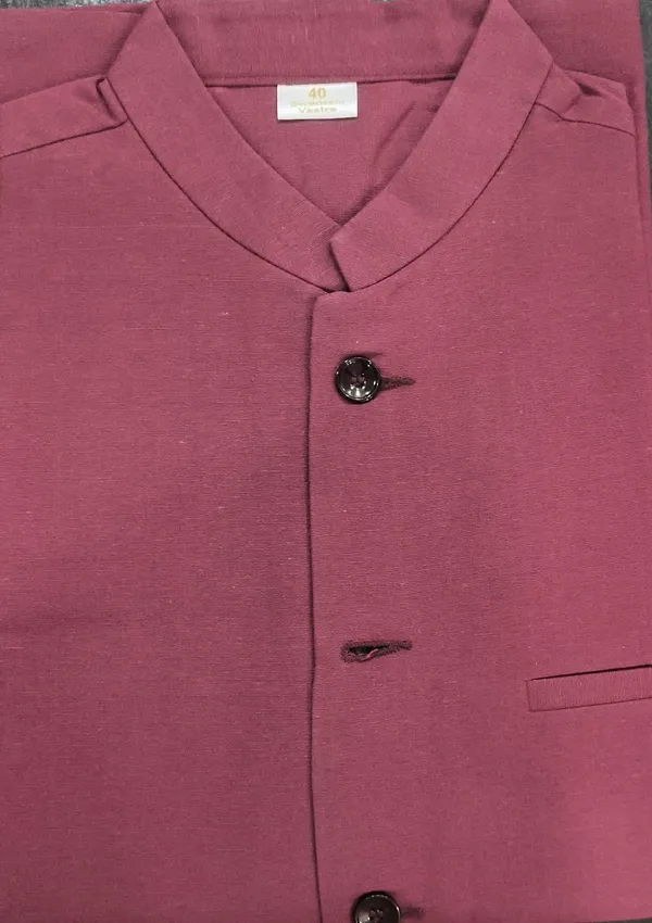Men's_Mauve_Pink_Mandarin_Collar_Waistcoat_With_Concealed_Button_Placket