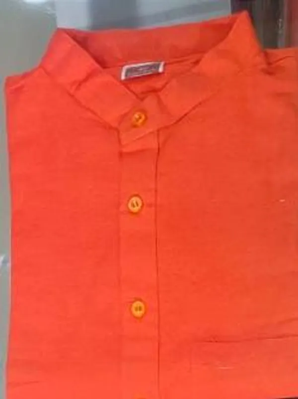 Pure_Khadi_cotton_kurta_With_Button_Closure