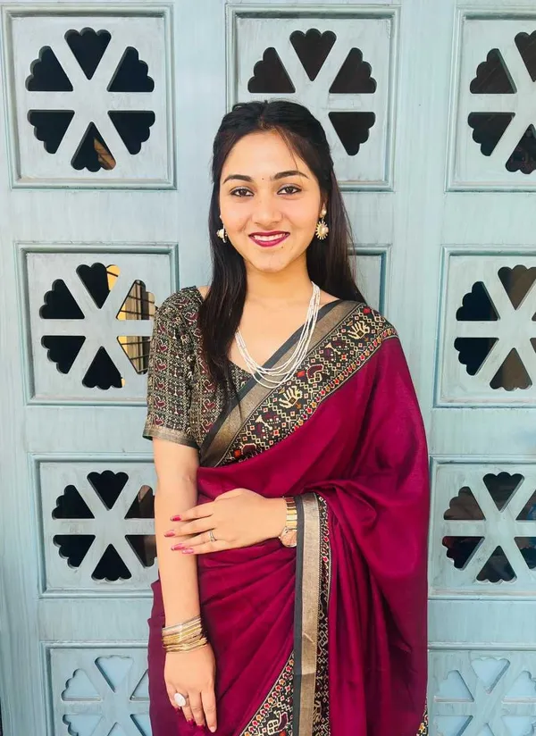 New_Traditional_Patola_Mal_Cotton_Saree__-_Rani_|_With_Blouse_Piece