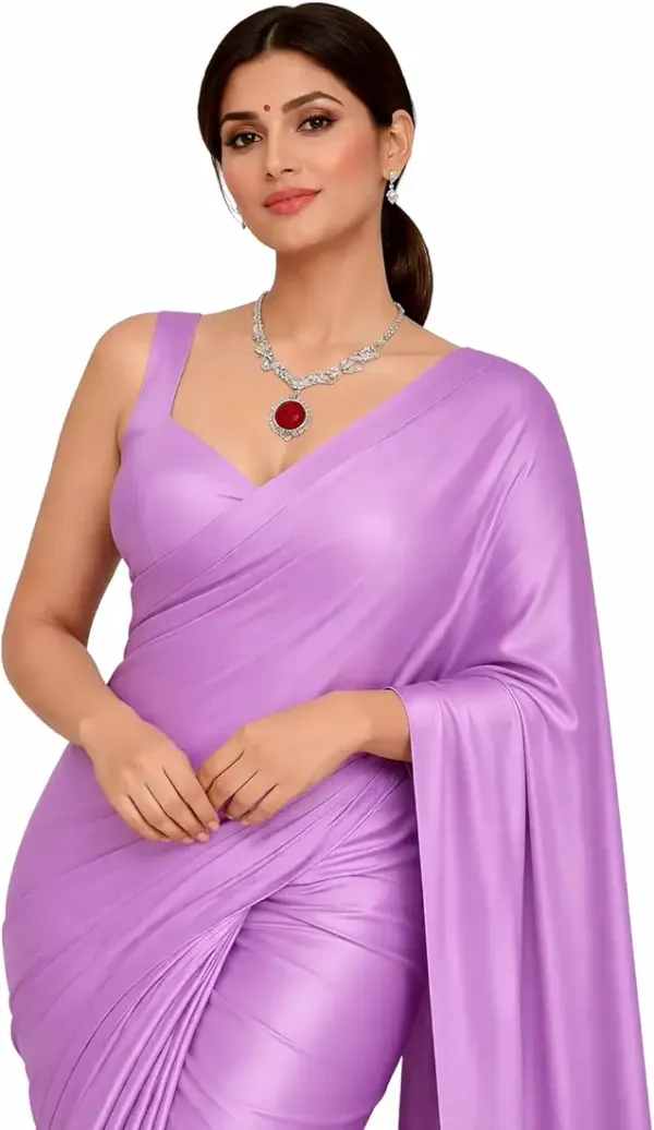 Party_Wear_Royal_Purpal_Japan_Sain_Silk_Saree__|_With_Blouse_Piece