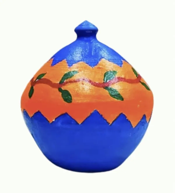 Multicolor_Clay_Coin_Bank_(Gullak)_Home_/_Kids_Utility