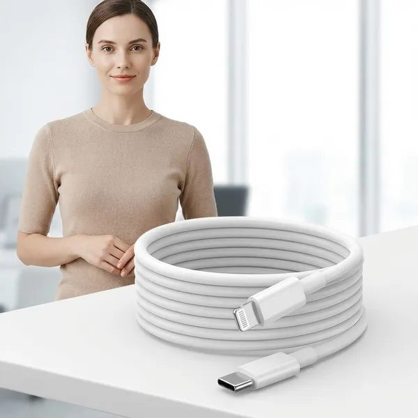 White_Type-C_To_Lightning_Cable_Charging_Cable