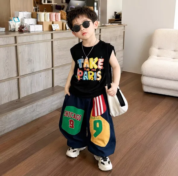 Graphic_Tank_&_Color_block_Patch_Pants_Set_for_Boys