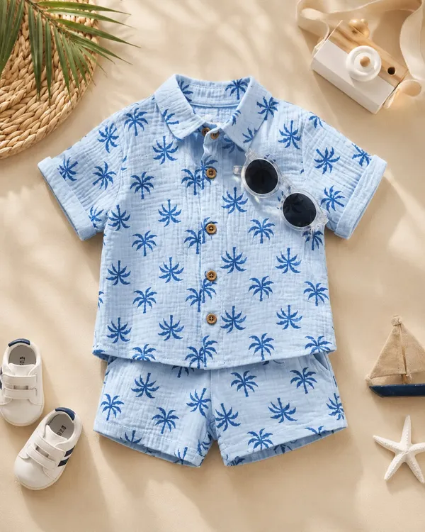 Blue_Premium_And_Elegant_Pure_Muslin_Co-Ord_Set_For_Boys