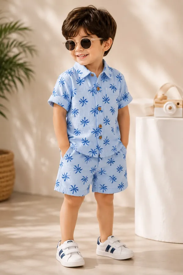 Blue_Premium_And_Elegant_Pure_Muslin_Co-Ord_Set_For_Boys