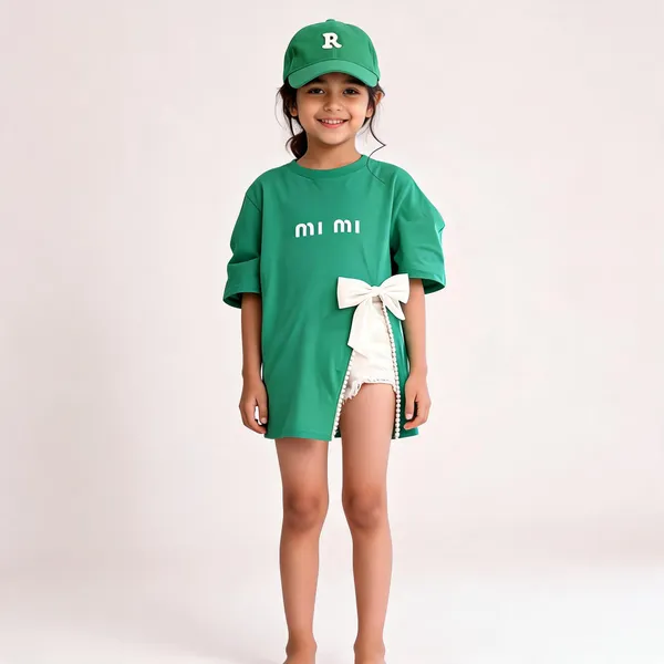 Green_Premium_And_Elegant_Poly_Cotton_Dress_For_Girls