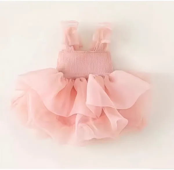 Peach_Premium_And_Elegant_Cotton_Dress_For_Girls