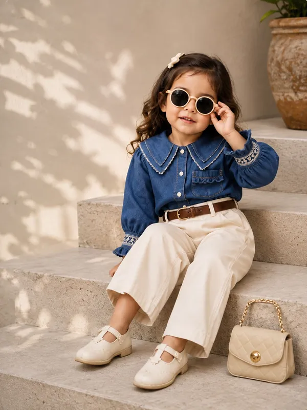 Blue_Premium_And_Elegant_Cotton_Shirt_For_Girls