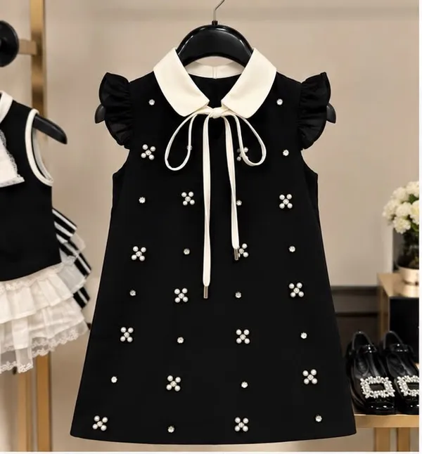 Black_Pearl-Studded_Collar_Dress_for_Girls