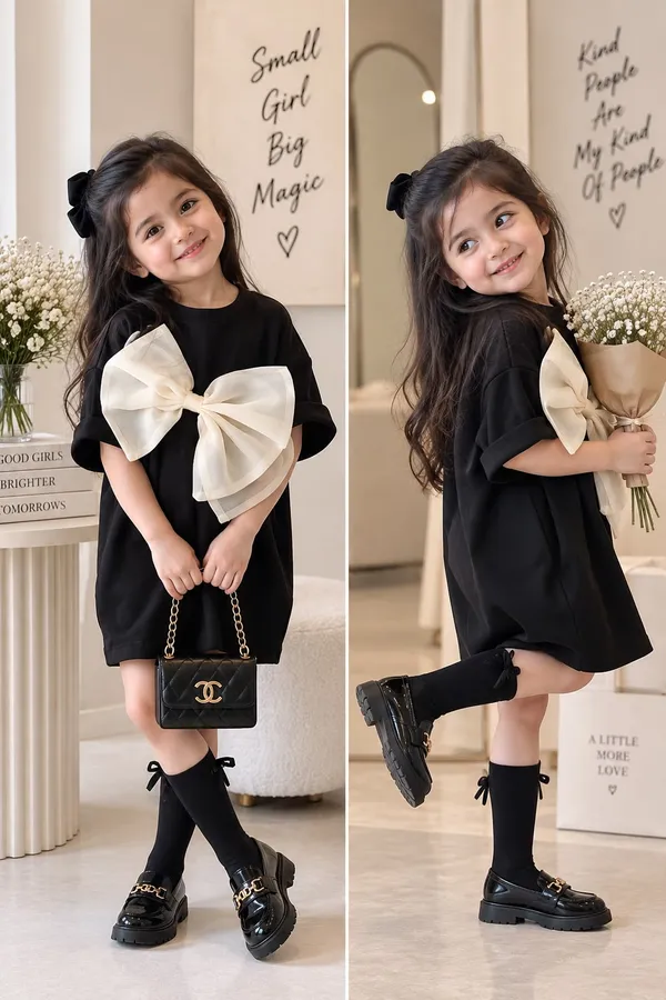 Black_Bow_Dress_for_Girls