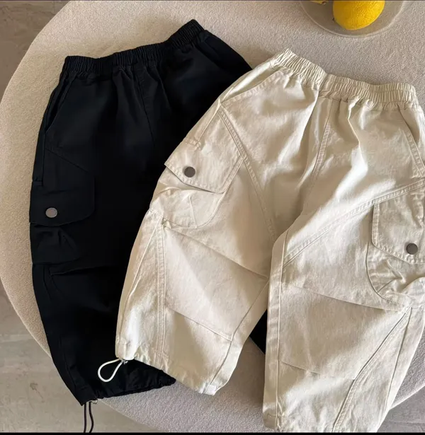 Cream_Cargo_Utility_Pants