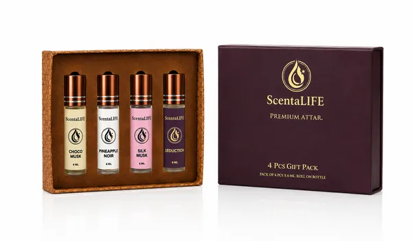 Choco_Musk_And_Pineapple_Noir_And_Silk_Musk_And_Seduction_Premium_Attar_(Pack_Of_4)