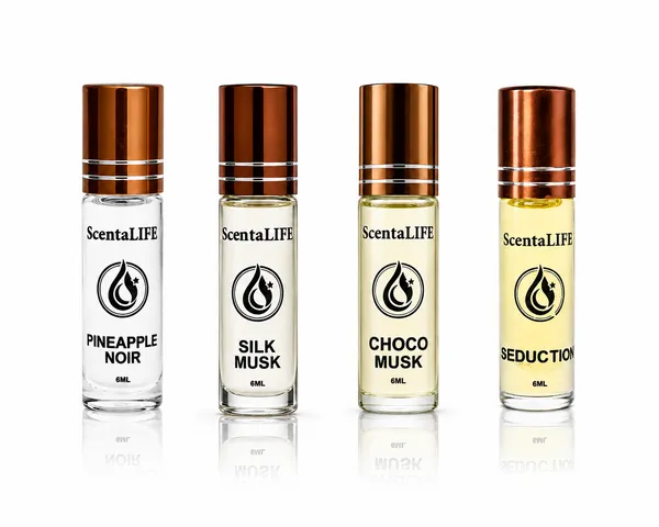 Choco_Musk_And_Pineapple_Noir_And_Silk_Musk_And_Seduction_Premium_Attar_(Pack_Of_4)