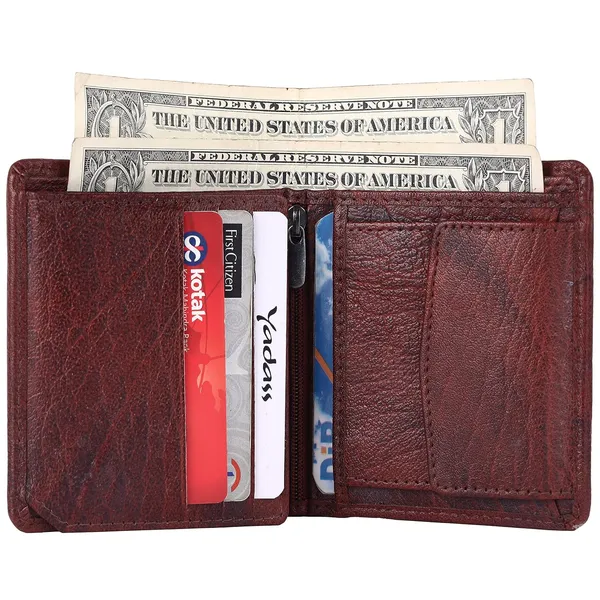 Brown_Genuine_Leather_Button_Bi-Fold_Wallet_For_Men