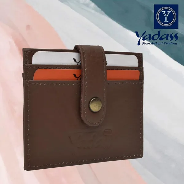 Dark_Brown_Faux_Leather_Bi-Fold_Wallet_For_Unisex