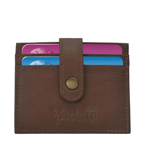 Dark_Brown_Faux_Leather_Bi-Fold_Wallet_For_Unisex