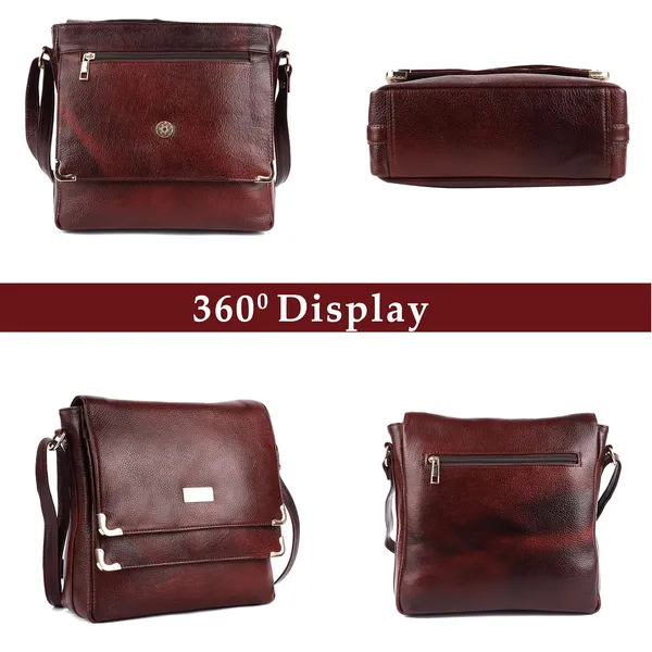 Brown_Leather_Zipper_Crossbody_Sling_Bag_For_Women