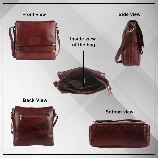Brown_Leather_Zipper_Crossbody_Sling_Bag_For_Women