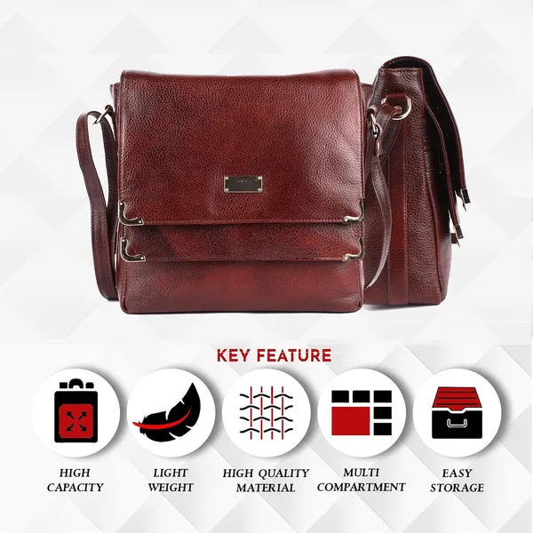 Brown_Leather_Zipper_Crossbody_Sling_Bag_For_Women