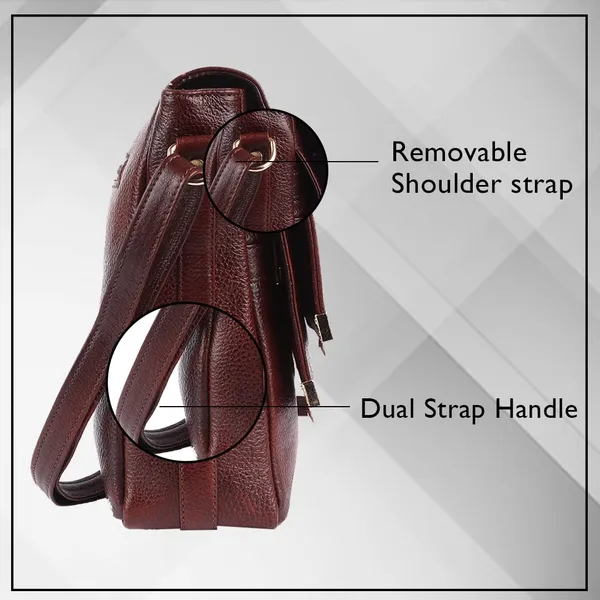Brown_Leather_Zipper_Crossbody_Sling_Bag_For_Women