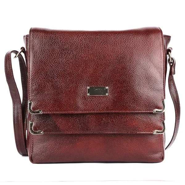 Brown_Leather_Zipper_Crossbody_Sling_Bag_For_Women