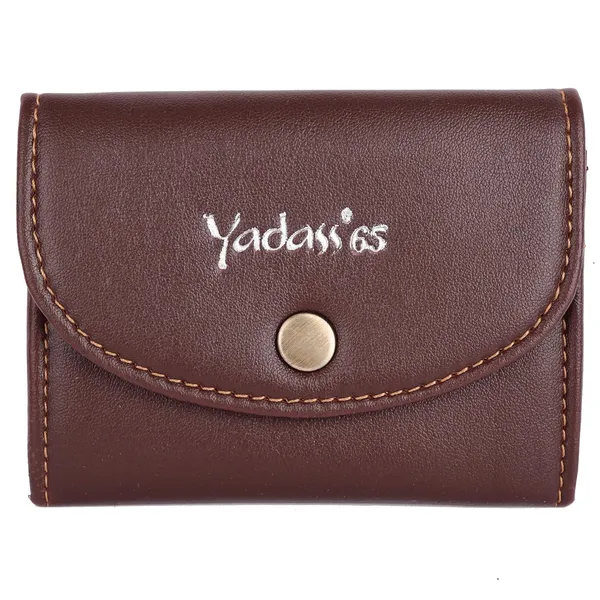 Brown_Faux_Leather_Snap_Travel_Wallet_For_Women
