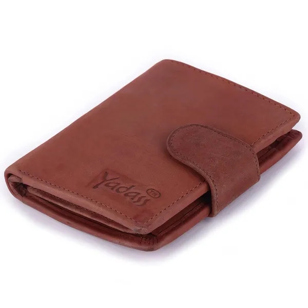 Tan_Faux_Leather_Bi-Fold_Wallet_For_Unisex