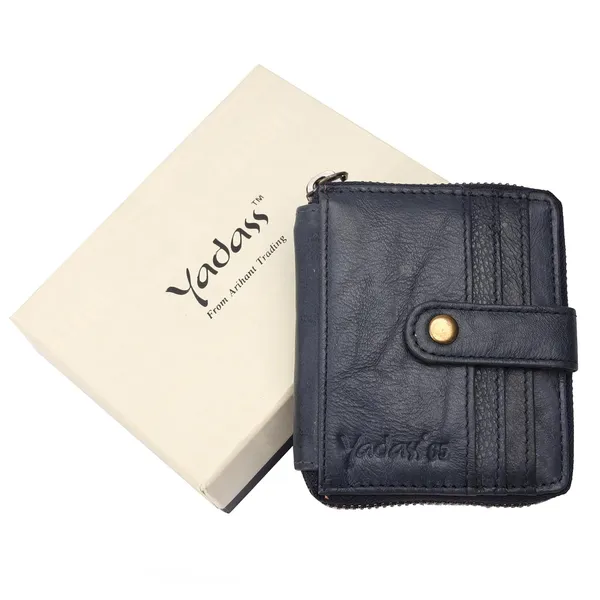 Blue_Cowhide_Leather_Card_Holder_With_Money_Clip_For_Men
