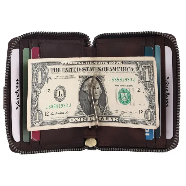 Brown_Cowhide_Leather_Snap_Bifold_Wallet_For_Men