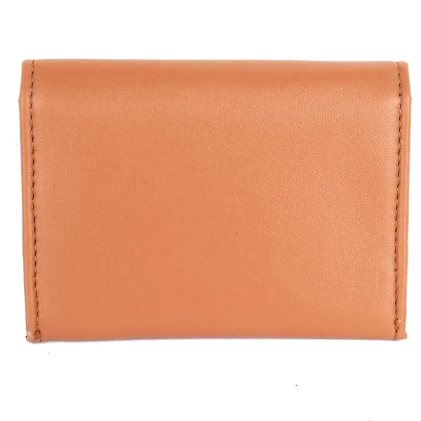 Brown_Faux_Leather_Snap_Travel_Wallet_For_Women