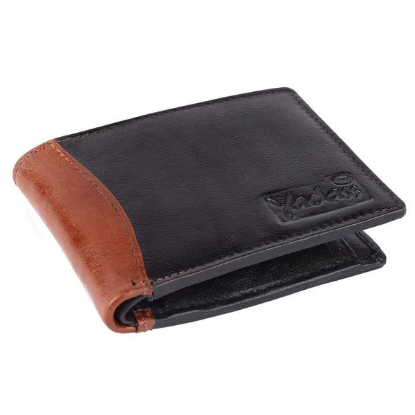 Tan_Cowhide_Leather_Magnetic_Bifold_Wallet_For_Men
