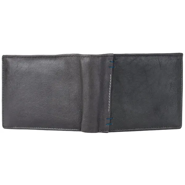 Grey_Cowhide_Leather_Button_Bi-Fold_Wallet_For_Men