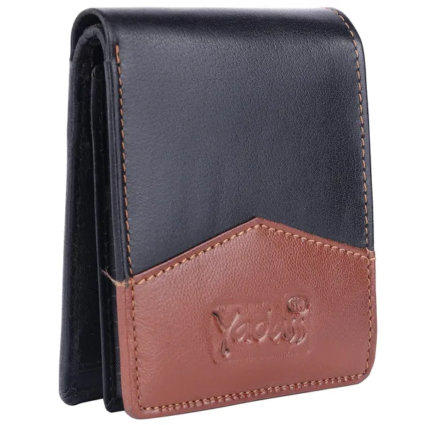 Black_Cowhide_Leather_Bifold_Wallet_For_Men
